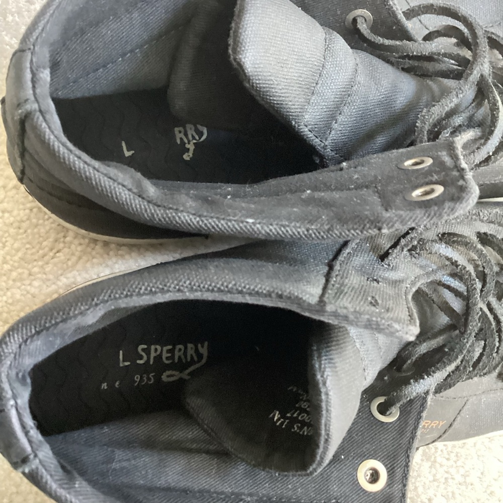 Sperry Womens Gray High Top Sneakers SZ 11 - Picture 4 of 4